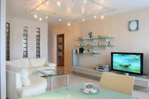 Одноуровневый гипсокартонный потолок