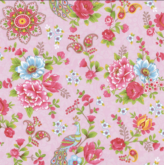 Нежная цветочная тематика впишется в женский дизайн