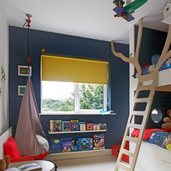 Сочетание спокойных и ярких тонов