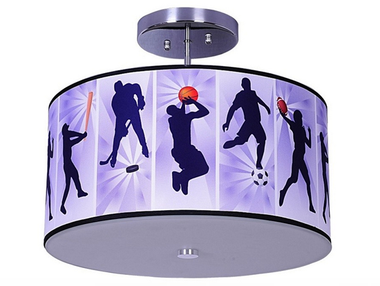 Люстра в комнату мальчика в темно синие, фиолетовые, темно коричневые интерьеры