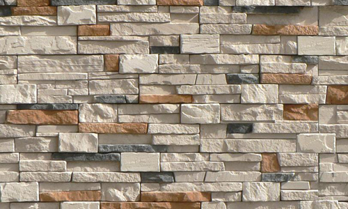 Стена из декоративного кирпича