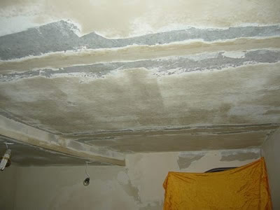 Типовая подготовка основания перед монтажом подшивного потолка