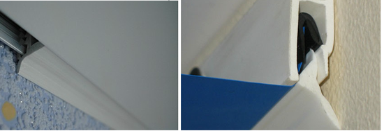 Крепление Т-образной и L-образной ленты