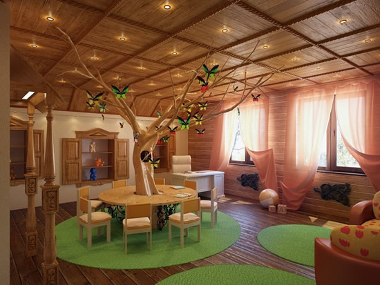 Фриз в отделке деревянного потолка