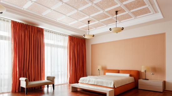 Кессонные гипсовые потолки