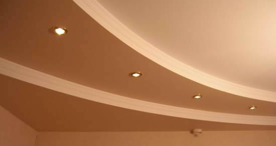 Фигурные потолки из гипсокартона