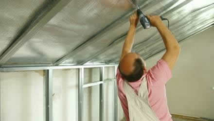 ремонт потолка гипсокартоном