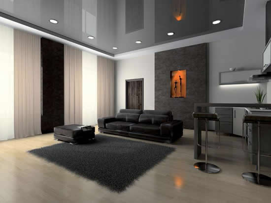 Инструкция по установке натяжных потолков поможет создать вот такой интерьер