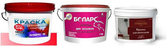 Некоторые виды акриловой краски