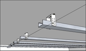 как гипсокартоном выровнять потолок