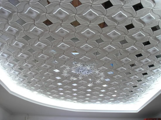 Потолочная плитка из полистирола