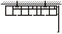 как прикрепить карниз потолочный