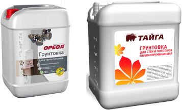 Грунтовки для обработки поверхности