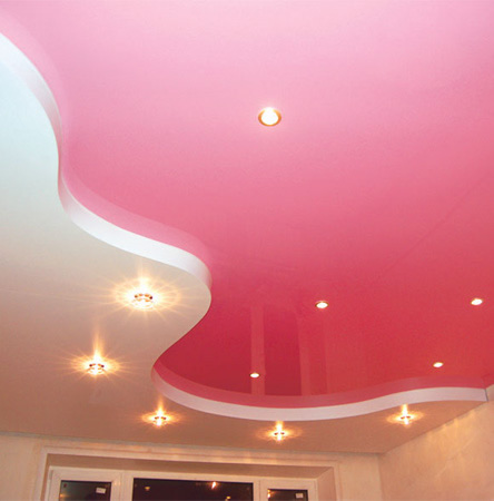 как выбрать цвет натяжного потолка