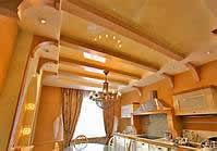 Разные кухни, разные и потолки