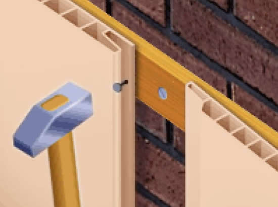 Крепление панелей