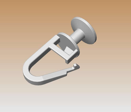 Крючки для потолочных карнизов