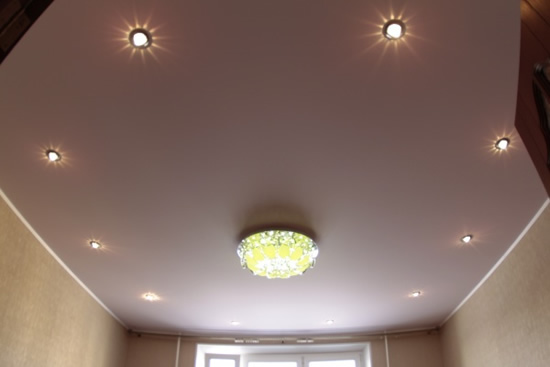 Матовые потолки в интерьере