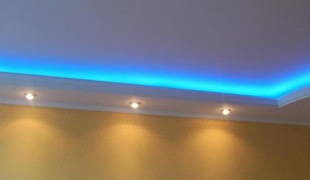 монтаж двухуровневого потолка из гипсокартона своими руками