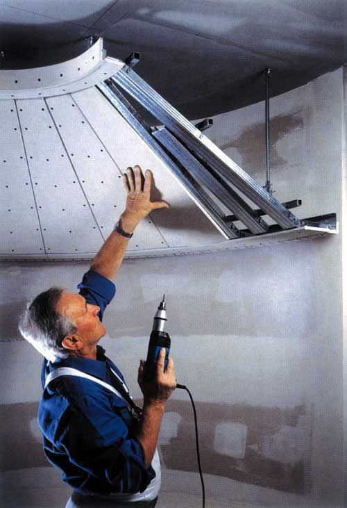 Монтаж листов ГПК