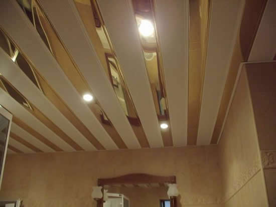 Фото реечного потолка
