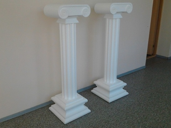 Колонны из пенопласта