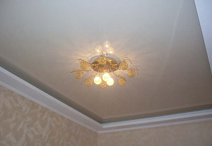 натяжные потолки и освещение