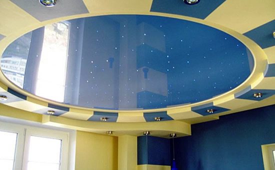 Натяжной потолок для детской