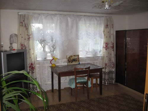 Интерьер комнаты, в которой потолок низкий