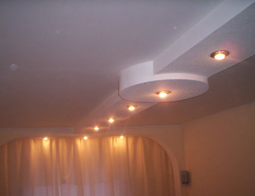 Отделка потолка гипсокартоном