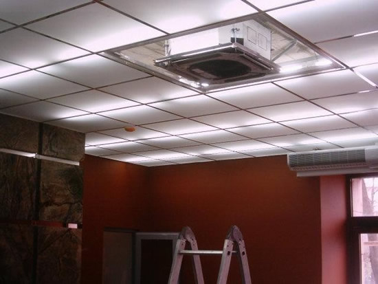 Стекловолоконный потолок с подсветкой