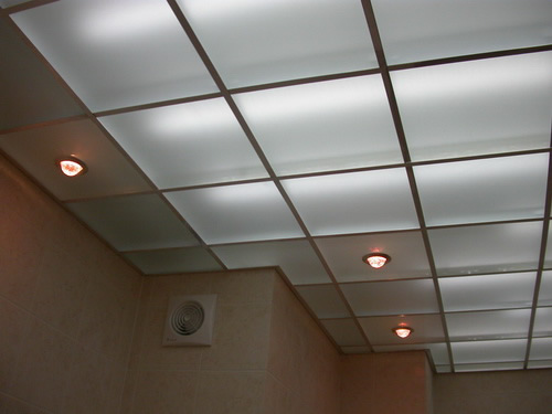 Потолки из матового стекла