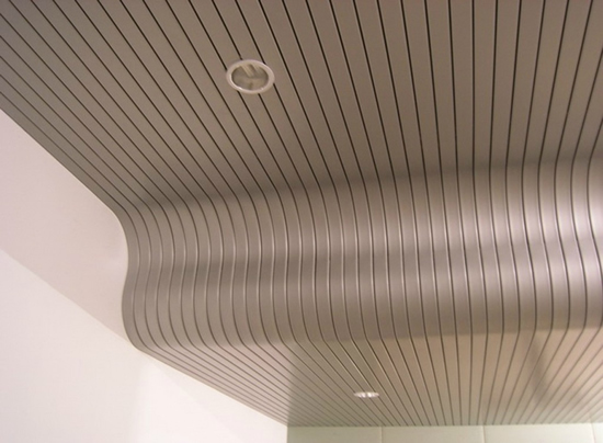 Монтаж в виде волны