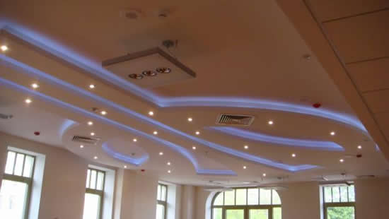 Многоуровневый потолок из ГКЛ
