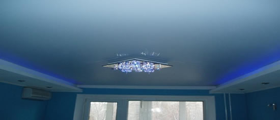 Сатиновый натяжной потолок