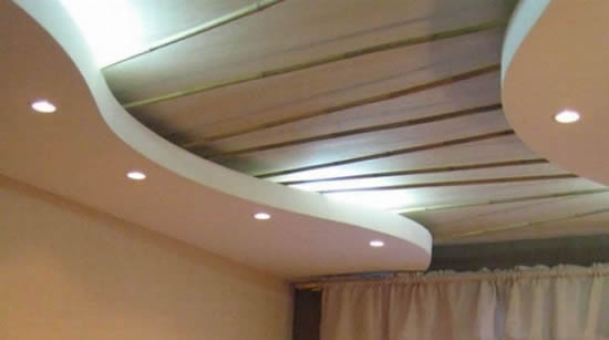 Потолок для спальни из гипсокартона
