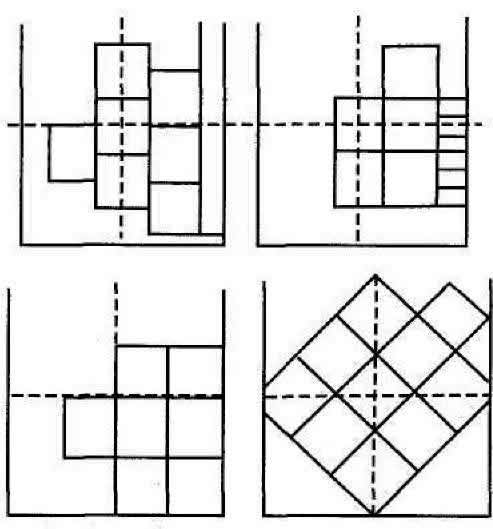 Варианты разметки потолков