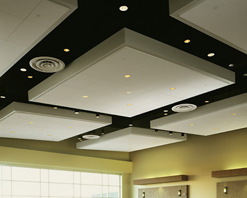 Байкал: потолочная плита в дизайне помещения