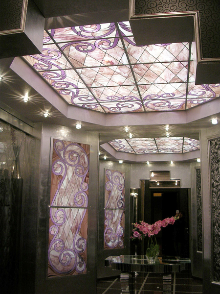 Потолочный витраж Тиффани