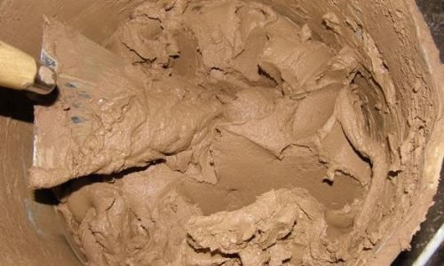 Приготовление раствора из глины