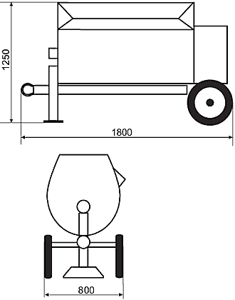 Размеры растворосмесителя для производства пеноблоков
