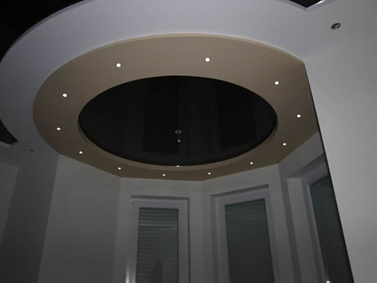 Конический натяжной потолок