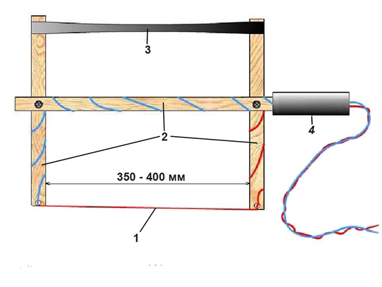 Схема ручного резака