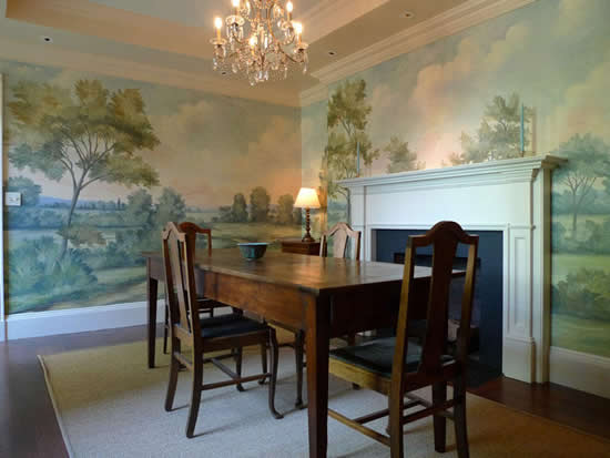 Ручная роспись по штукатурке