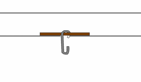 Схема крепления на стержень