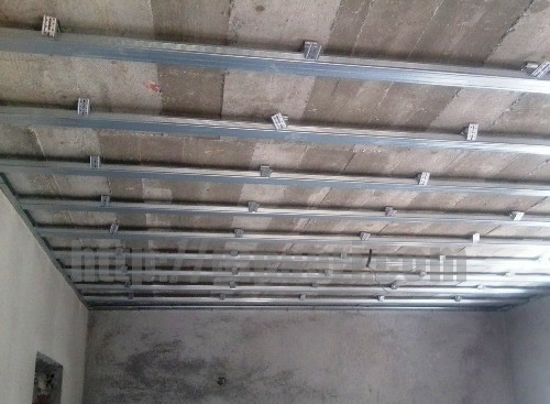 Каркас с применением металлического профиля