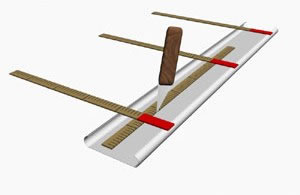 Схема обрезки по длине