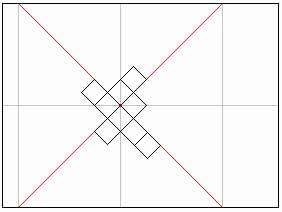 Схема разметки потолка