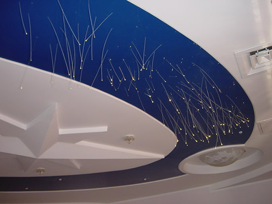 Расположение светильников