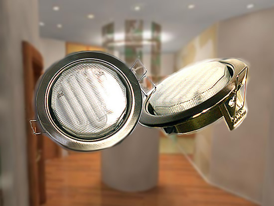 Споты с галогенными лампами